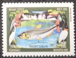 BRASIL SELO DO ANO 2002 MERCOSUR   EM ESTADO MINT DE CONSERVAÇÃO