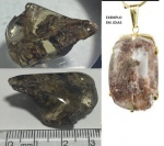 CRISTAL COM LODOLITA - CONHECIDO COMO CRISTAL PAISAGEM - É A PEDRA QUE CONECTA AOS SERES CELESTIAIS !!!!!!!!