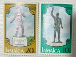 JAMAICA - LOTE DE  SELOS COM O TEMA ILUSTRES  EM ESTADO MINT DE CONSERVAÇÃO