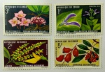 CONGO   SÉRIE DE SELOS SEM CARIMBOS COM O TEMA FLORA   EM ESTADO MINT DE CONSERVAÇÃO !!!