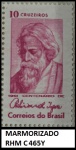 MARMORIZADO - SELO RHM C 465 Y EM ESTADO MINT DE CONSERVAÇÃO