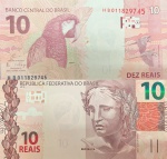 BRASIL CEDULA DE 10 REAIS LETRAS H B   CAT C 349 C   DO ANO 2019  EM ESTADO FLOR DE ESTAMPA DE CONSERVAÇÃO  !