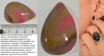 AGATA CABOCHÃO CORES MARAVILHOSAS LAPIDAÇÃO GOTA PEÇA MARAVILHOSA