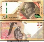 PERU CEDULA DE 20 SOLES DO ANO 2019 HOMENAGEM A José María Arguedas  CEDULA EM ESTADO FLOR DE ESTAMPA