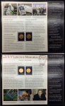 ESTADOS UNIDOS - FOLDER COM LINCOLN MEMORIAL CENT ANO 2001 - BELISSIMO FOLDER !