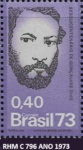 BRASIL -   SELO RHM C 796 ANO 1973 EM ESTADO MINT DE CONSERVAÇÃO