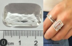 CRISTAL GIGANTE EM FORMATO RETANGULAR MULTIFACETADO INCRIVEL  - ESTADO DE CONSERVAÇÃO CONFORME A FOTO EXIBIDA