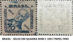 BRASIL SELO RHM C 194 F  PAPEL FINO MUITO ESCASSO E ALTO VALOR DE CAT R$ 90 REAIS  DO ANO 1944 EM ESTADO MINT DE CONSERVAÇÃO
