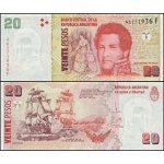 Argentina - P-355 - Cédula de 20 Pesos 2015 - Juan Manuel de Rosas - Flor de Estampa