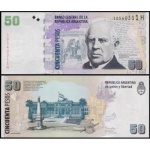 Argentina - P-356 - Cédula de 50 Pesos 2011 - Domingos Faustino Sarmiento - Flor de Estampa