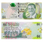 Bahamas - Cédula de 1 Dollar 2015 - P-71a - Flor de Estampa