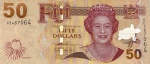 Fiji - P-113a - Cédula de 50 Dollars 2007 Flor de Estampa - Rainha - Oceânia
