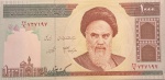 Irã - P-143 - Cédula de 1000 Rials 2005 Flor de Estampa - Ruhollah Khomeini - Iran - Ásia