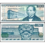 México - C73a - Cédula de 50 Pesos 198 - Benito Juarez - América