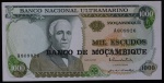 Moçambique - P-119 - Cédula de 1000 Escudos 1976 - Sob/FE Leves mancha - Mozambique - África