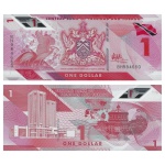 Trinidade e Tobago - Cédula de 1 Dollar 2020 - P-60a - Polìmero - Flor de Estampa