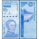 Venezuela - P-109b - Cédula de 10.000 Bolívares Soberano 2019 Flor de Estampa - America