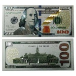 Estados Unidos - Cédulas Fantasia de 100 Dollars 2009 Flor de Estampa - Silver - Material: Plastico Flexivel - EUA - América