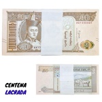 Mongolia - Centena lacrada com 100 Cédulas de 50 Togrog 2019 - P-72a - Flor de Estampa