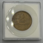 Moeda 2 cruzeiros, 1952. Bronze alumínio - FC
