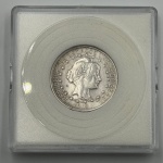 Moeda 500 réis. Estrelas ligadas, 1912. Prata 900, 4.5g