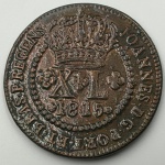 Moeda XL 1815. Com verniz protetor. Valor de catálogo 540,00 - SOB