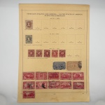 USA, 18 selos, taxas, colis postaux e taxas de retorno. Valor de catálogo aproximado, 280 euros. Oferta, selos em excelente estado de conservação