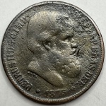 40 réis 1875, C. Amato B702, BC/MBC