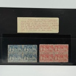 Selos Mint. Quadra 3° Congresso Panamericano no Rio de Janeiro. Valor de catálogo 3800,00 unidades filatélicas. Oferta!