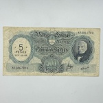 Cédula Argentina, 5 pesos ou 500 pesos 1969/71 - SOB