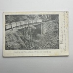 Cartão postal Paraná 1904 carimbo Ponta Grossa. ´´Ponte 50 da E. de ferro do Paraná-579 mts