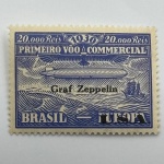 Selo Zeppelin. Correspondência aos EUA. Mint. RHM Z09. Valor 560 U.F