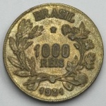 Moeda 1000 Réis, 1931. Bronze alumínio. SOB/FC