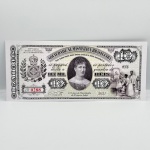 Cédula Comemorativa ao XXV Congresso Brasileiro de Numismática. 9 a 11 de dezembro de 2021. 175 anos do nascimento da princesa Isabel. SNB - FE
