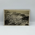 Cartão Postal RJ. Vista do Corcovado. 03/06/1936. Excelente estado