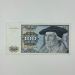 Cédula 100 marcos Alemanha 1960 mbc