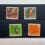 Escudor fauna, mint, yv 632 a 635