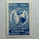 Marmozidado mint, rhm c0426y, congresso internacional de municipior RJ, 1958
