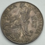 Moeda Panamá República, 1 balboa, 1947. Prata 900, 26.73 g - FC