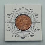 Moeda 5 centavos, 2011, com reverso invertivo - S/FC