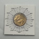 Moeda 10 cenavos com reverso horizontal, 2008