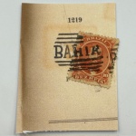 Selo carimbado Bahia. Paulo Aires, 1219 (1866)