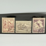 Selos Tchecoslováquia, Y 727/729. Carimbados. Esportes