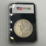 USA 1 Dólar Morgan, 1886, prata 900, peso 26,73g, 38,1mm