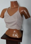 MARIA VIOLETA - Lindo Cropped decotado ,e alça com elastico, na cor creme . Tamanho : M. Novo, com etiqueta .