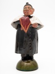 Bordallo Pinheiro - Escultura em cerâmica Portuguesa, marcado, representando Padre Cuca, articulada, medindo 24 cm de altura.