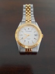 RELOGIO FEMININO TECHNOS RIVIERA - METAL COM DOURADO - VINTAGE - RESISTENTE A AGUA 5 ATM - SEM TESTES - NO ESTAO CONFOME FOTO