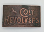 FIVELA DE CINTO MODELO COWBOY ANOS 80 - SAMUEL COLT REVOLVERS - ITEM EM OTIMO ESTADO DE CONSERVACAO CONFORME FOTOS