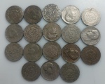 18 MOEDAS 300 REIS 1938 A 1942 - CUPRO-NIQUEL - 4,5 GRAMAS - 21 MM - LOTE AVALIADO ENTRE R$ 70,00 A R$ 180,00 - NO ESTADO CONFORME FOTO