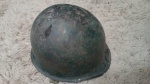 ANTIGO CAPACETE MILITAR MODELO M1 - 2 GUERRA MUNDIAL - NO ESTADO CONFORME FOTOS - ITEM SERA ENVIADO DA BAHIA